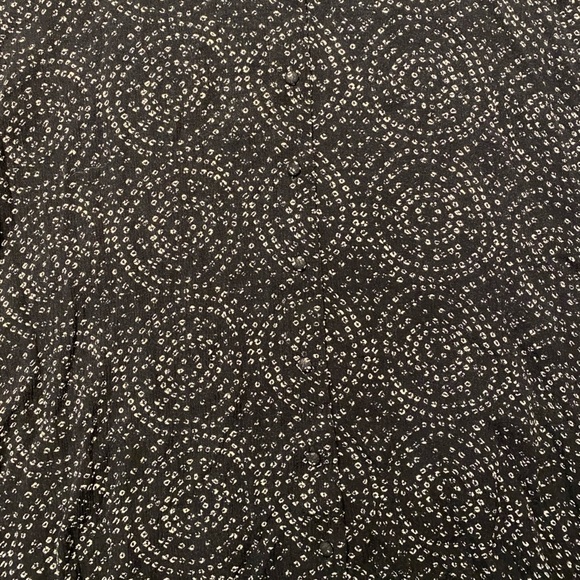 ANTHROPOLOGIE STARING AT STARS BUTTON DOWN DRESS SWIRL PRINT 90s INSPIRED - Picture 8 of 10